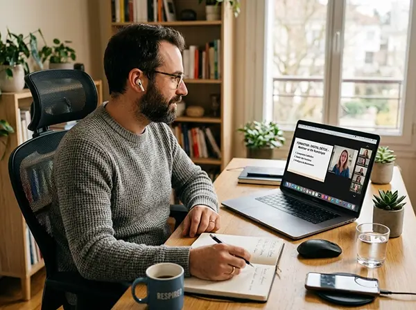 Formation digital détox en classe virtuelle