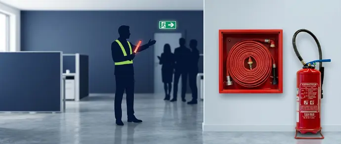 Équipiers de sécurité incendie en entreprise : première intervention et évacuation